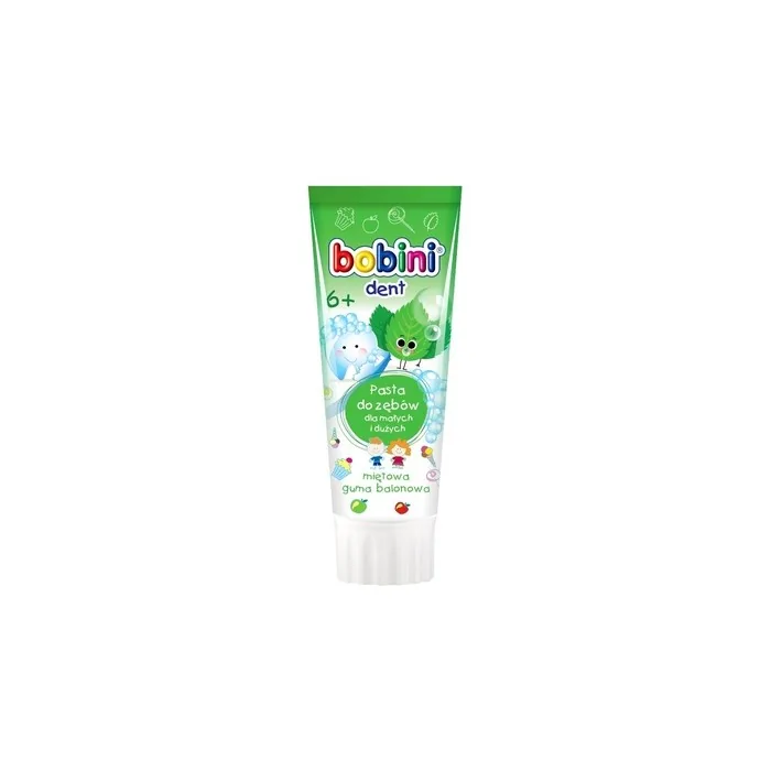 Bobini Dent Toothpaste Mint Balloon Gum Flavor 75ml