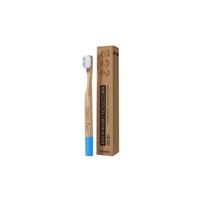 Mohani Nano Bamboo Toothbrush For Children Blue