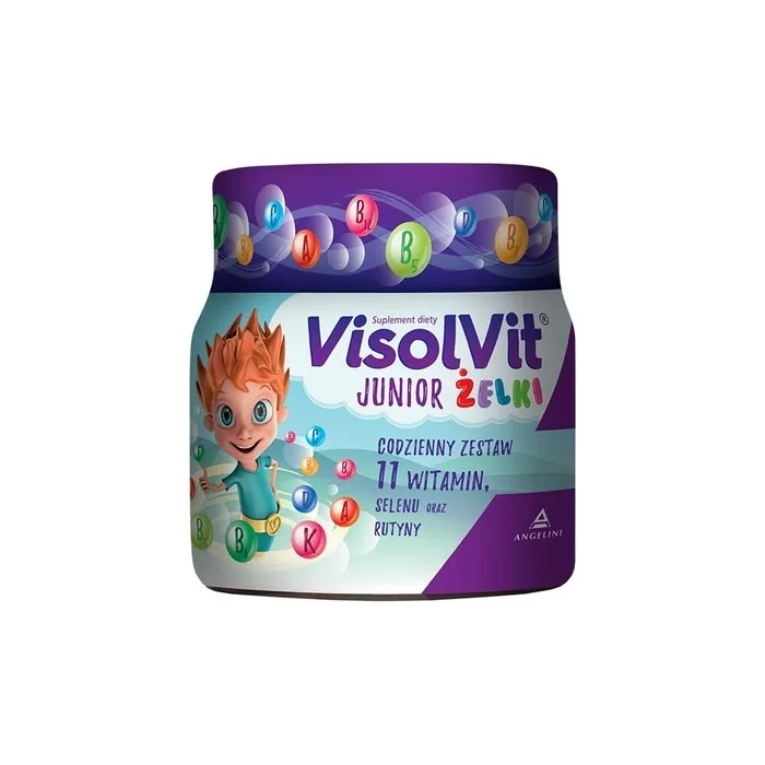 Visolvit Junior Jellies For Children - Fruit Flavour, 50 Pieces