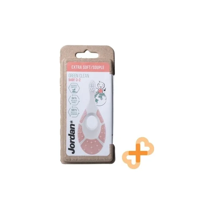 Jordan Green Clean Step Toothbrush for Babies Extra Soft 0-2 Years
