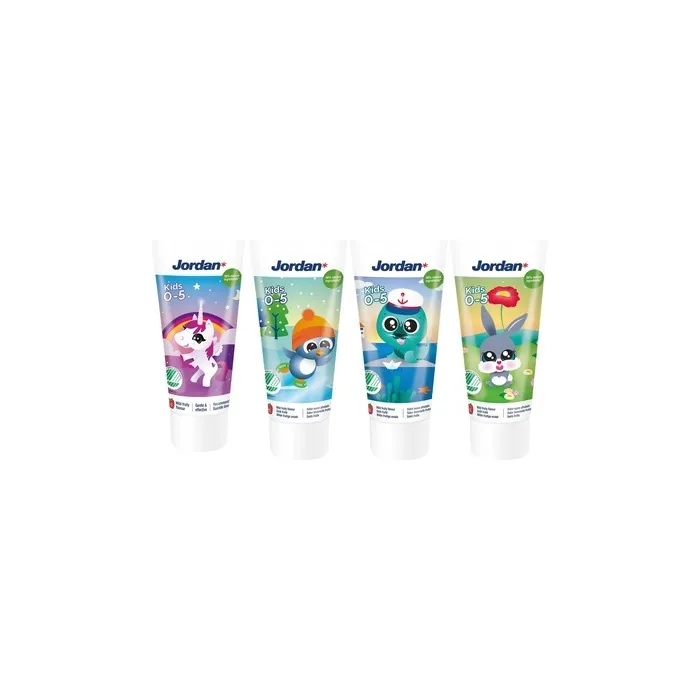 Jordan Kids Toothpaste 05 Years Assorted Perfect For Young Children