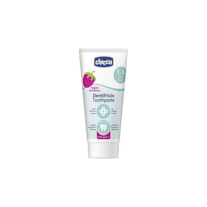 Chicco Toothpaste With Fluoride 1000ppm Strawberry Flavor 50ml