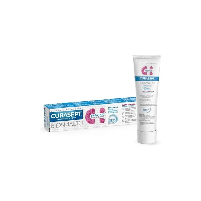 Biosmalto Baby-Kid 6m-6a Fluoride-Free Toothpaste 50ml