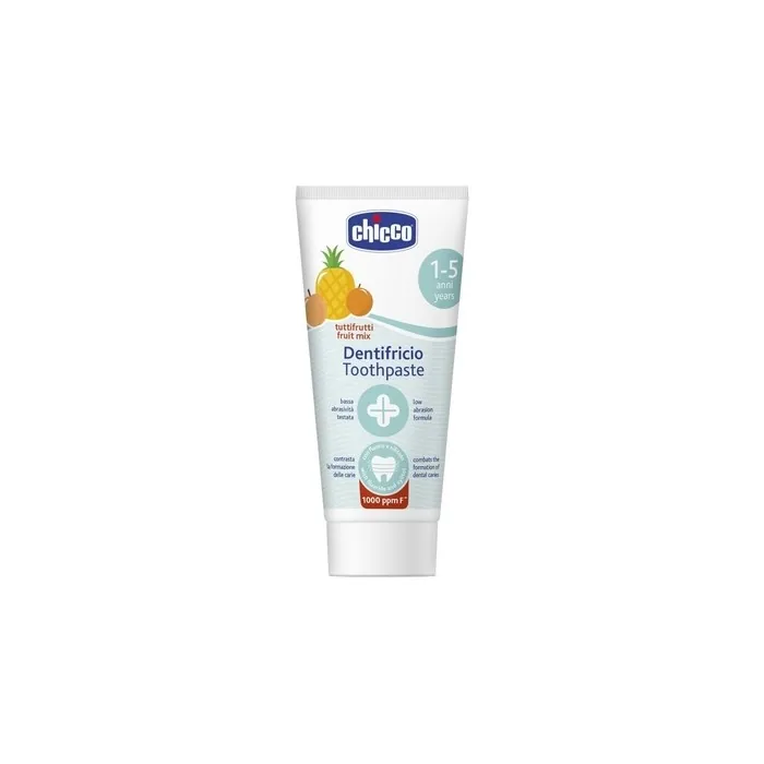 Chicco Toothpaste With Fluoride 1000ppm Multi-Fruit Flavor 50ml