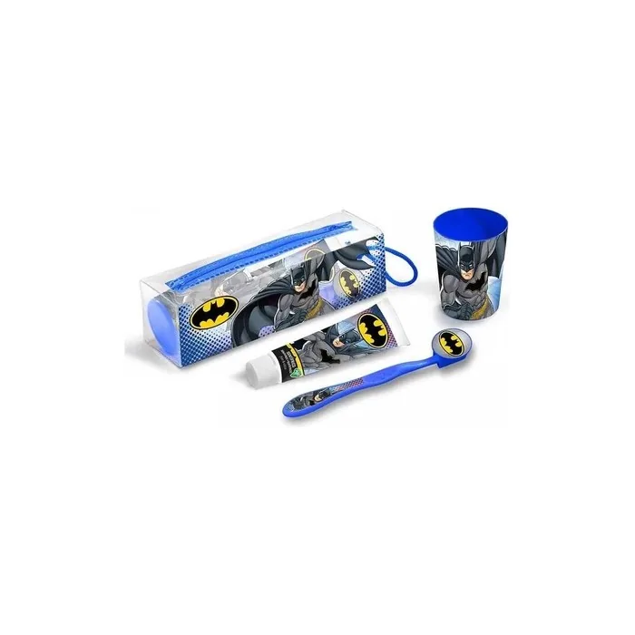 Batman Dental Hygiene Set for Children with Toiletry Bag and Toothpaste 75ml