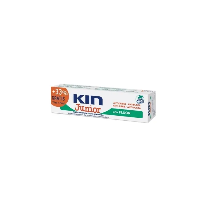 Kin Kin Junior Mint Mild Toothpaste 75ml25ml