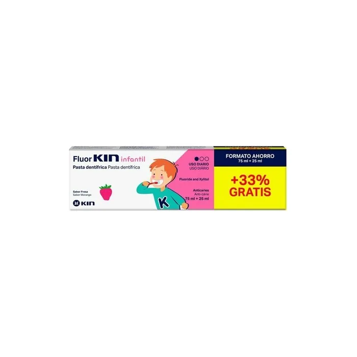 FLUORKIN Children's Toothpaste Strawberry 75ml