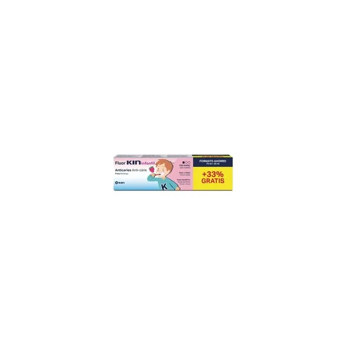 Kin Kin Children's Travel Brush Toothpaste 100ml