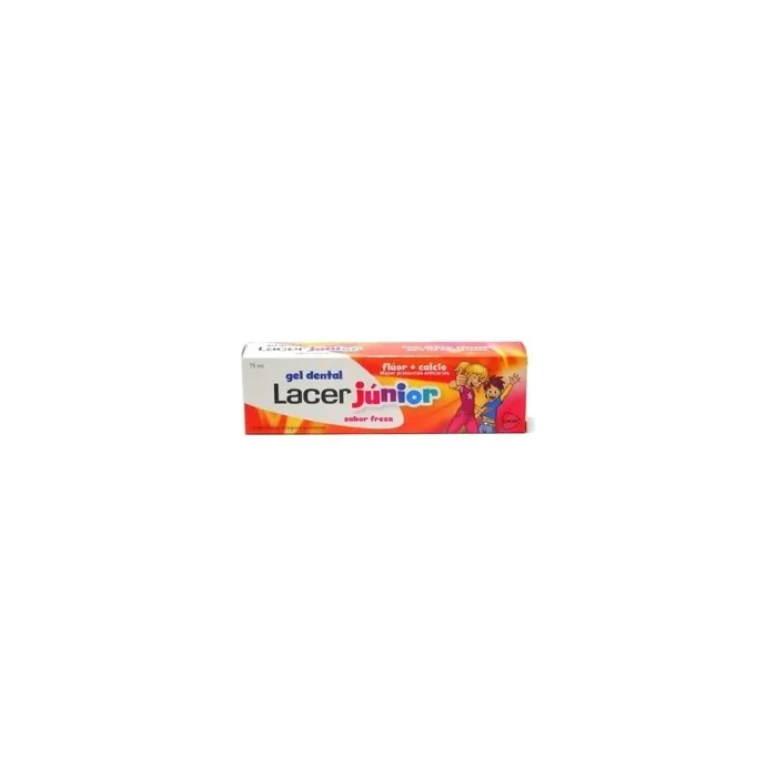Lacer Lacer Junior Dental Gel 75ml Strawberry