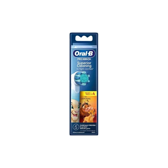 Oralb Pro Kids Toothbrush Heads Featuring Disney The Lion King Pack Of 4