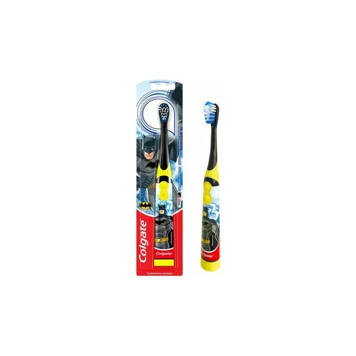 Colgate Kids Batman Battery Powered Toothbrush Extra Soft Bristles 3+ Years