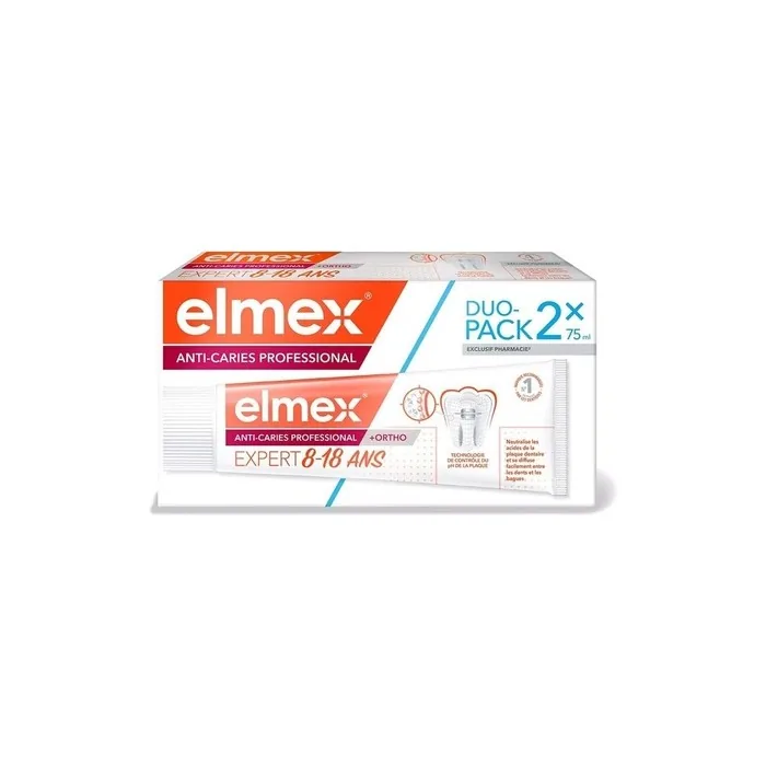 Elmex Anti-Caries Professional Junior Toothpaste 2 x 75ml - Pack of 2
