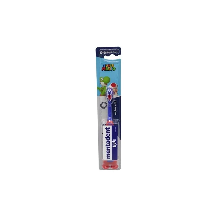 Mentadent Kids 0-6 Years Super Mario Extra Soft Toothbrush