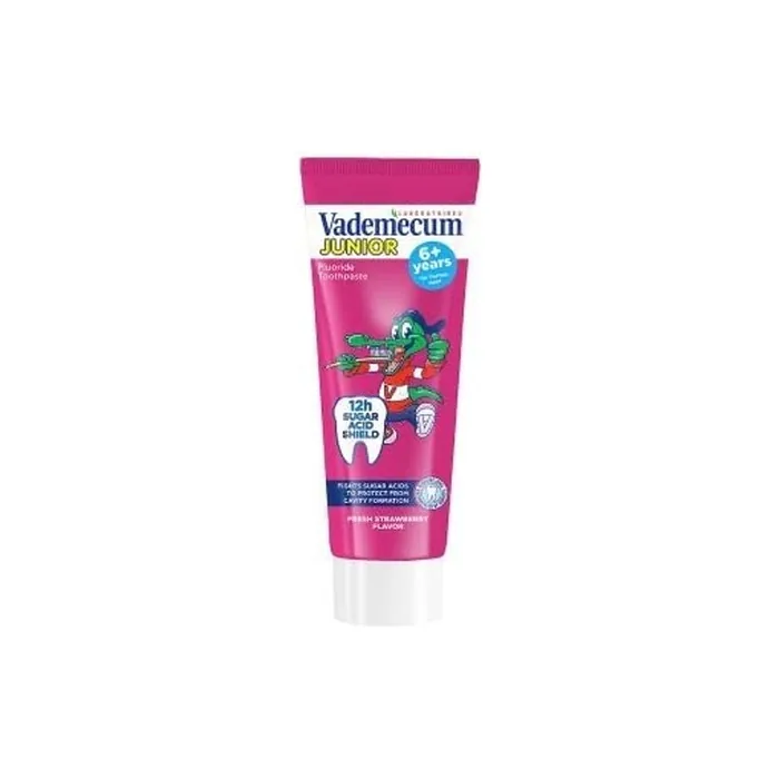 Vademecum Junior 6+ Fluoride Strawberry Toothpaste 75ml