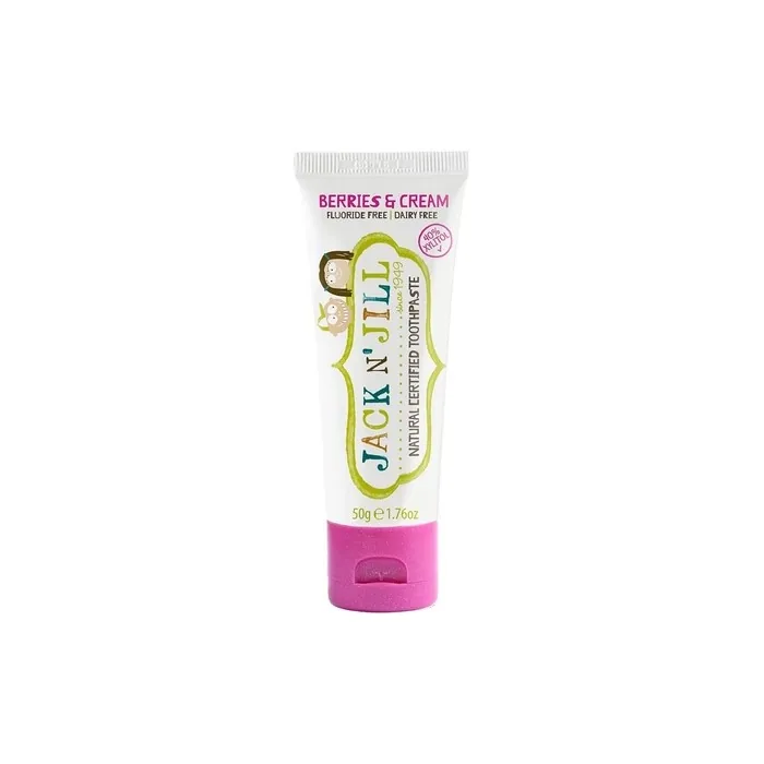 Jack N' Jill Kids Natural Toothpaste Berries & Cream Flavor 50g