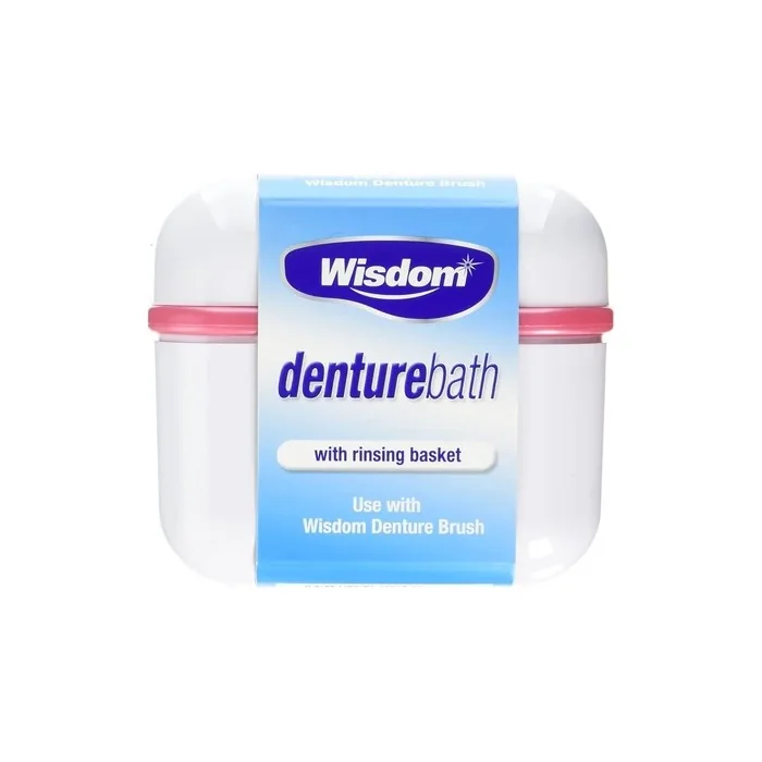Wisdom Denture Bath With Rinsing Basket