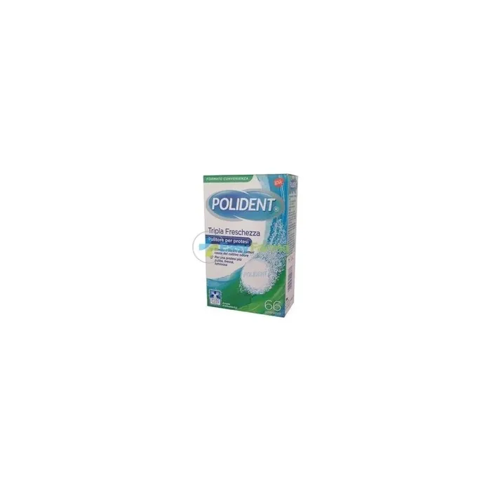 Haleon Italy Srl Polident Triple Freshness Denture Cleaner 66 Tablets