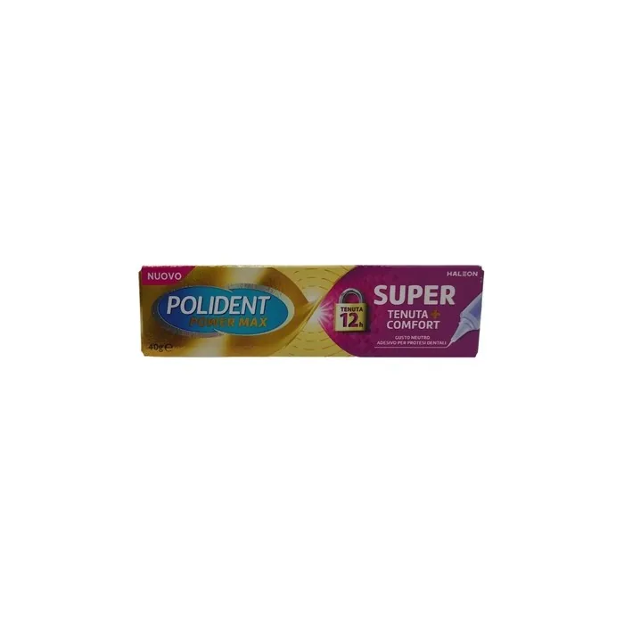 Haleon Italy Srl Polident Power Max Super Hold Cream For Dentures Neutral Flavor 40 Gr