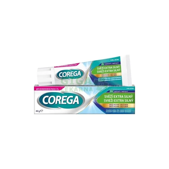 Corega Fixative Cream 40g Fresh-Extra Strong - Mint