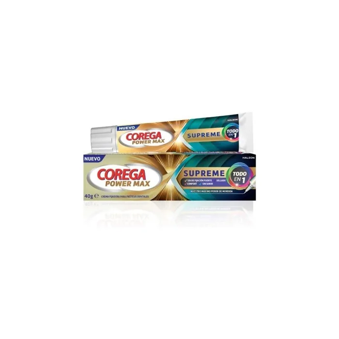 Corega Corega Supreme Fixing Cream For Dentures - 40 Grams
