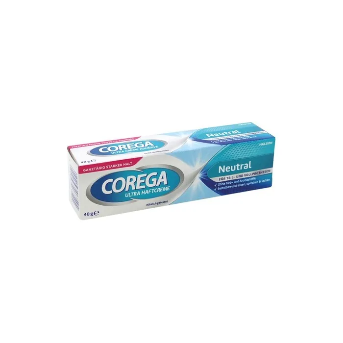 Corega Corega Ultra Fixating Cream 40ml Without Flavour