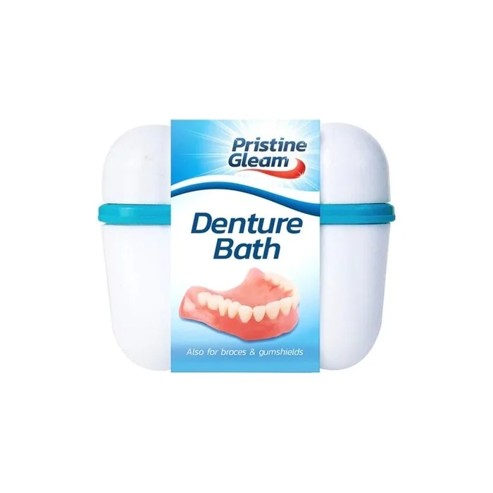 Denture Bath Box Braces Rinse Tray