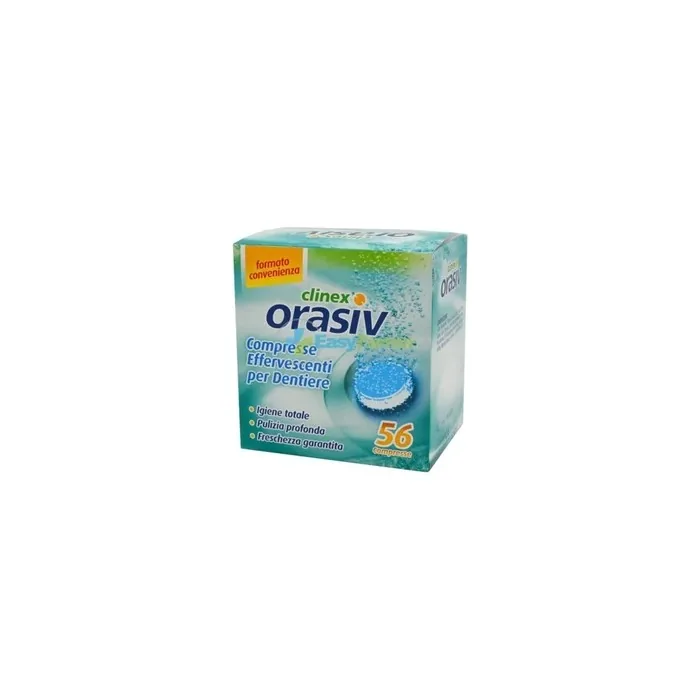 Fagit Orasiv Clinex Effervescent Tablets For Dentures 56 Tablets