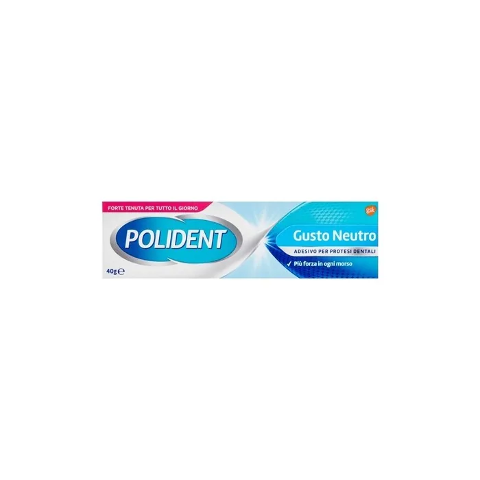 Haleon Italy Srl Polident Neutral Flavor Adhesive For Dental Prostheses 40 G