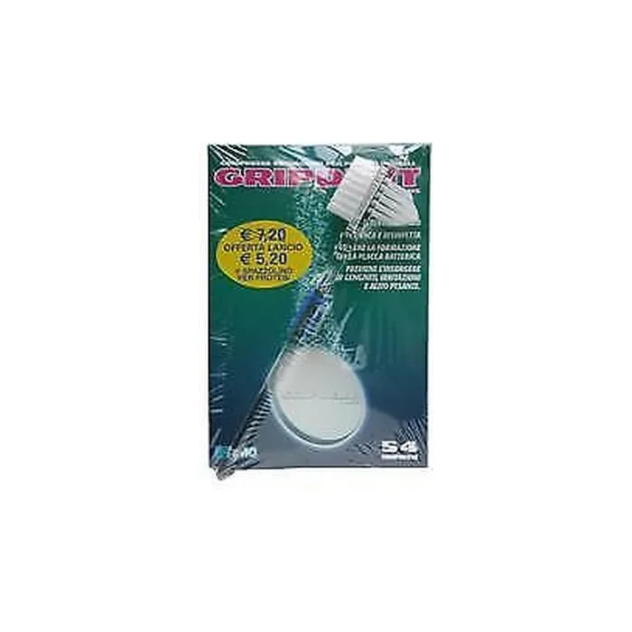 Gripdent Tabs 54 Cleaning Capsules with Denture Brush