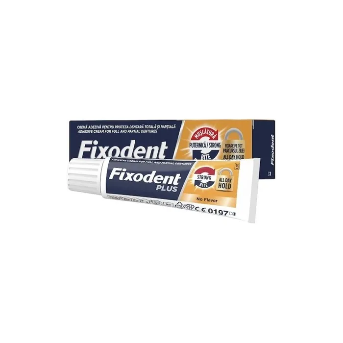 Fixodent Plus Denture Fixing Cream for Strong Hold 40g