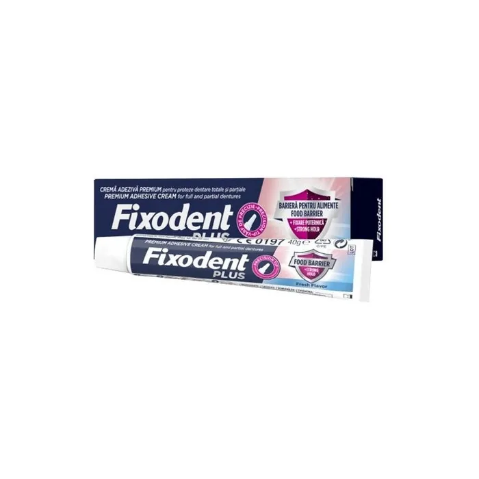 Fixodent Plus Food Barrier Fresh - 40 Count