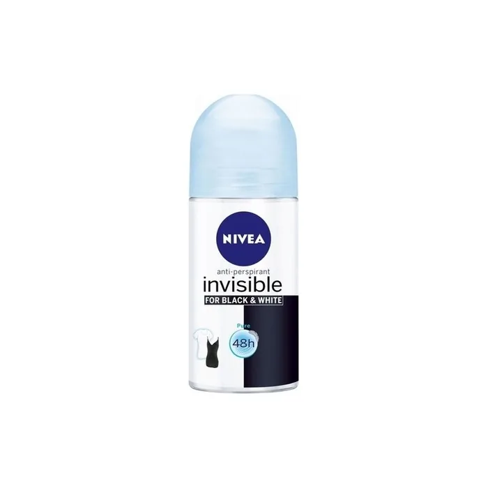 Nivea Deodorant Roller Invisible Black & White Pure 50ml