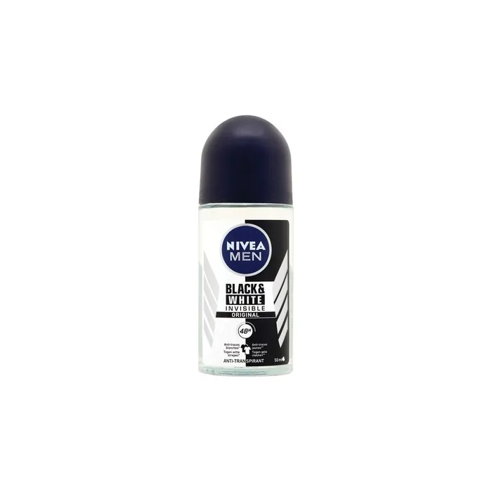 Nivea Men's Deodorant Roller Invisible Black & White Power