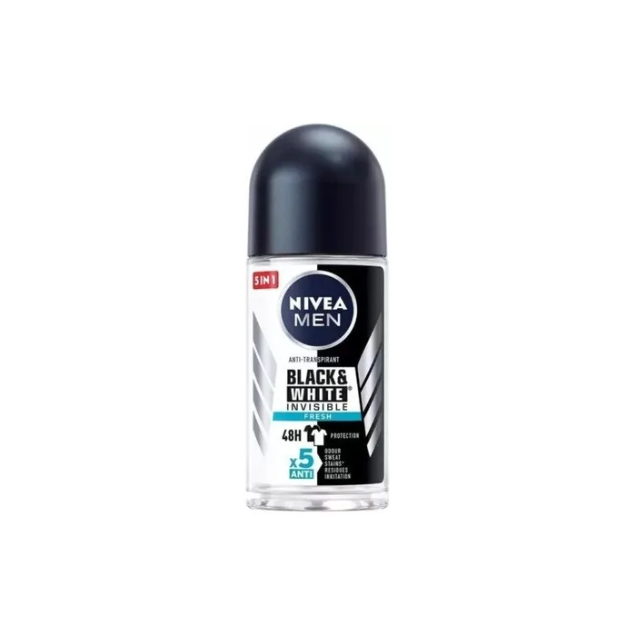 NIVEA Men Invisible Black & White Fresh Deo Roll-on 50ml