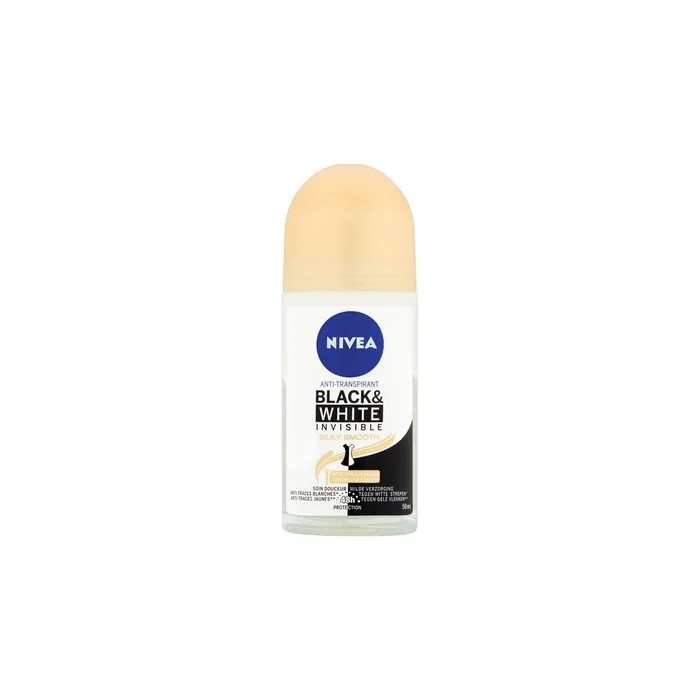 Nivea Deodorant Roller Black & White Silky Smooth