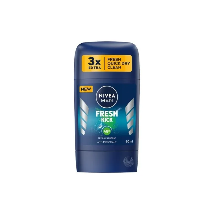 Nivea Men Fresh Kick 48H Antiperspirant Stick for Men 50ml