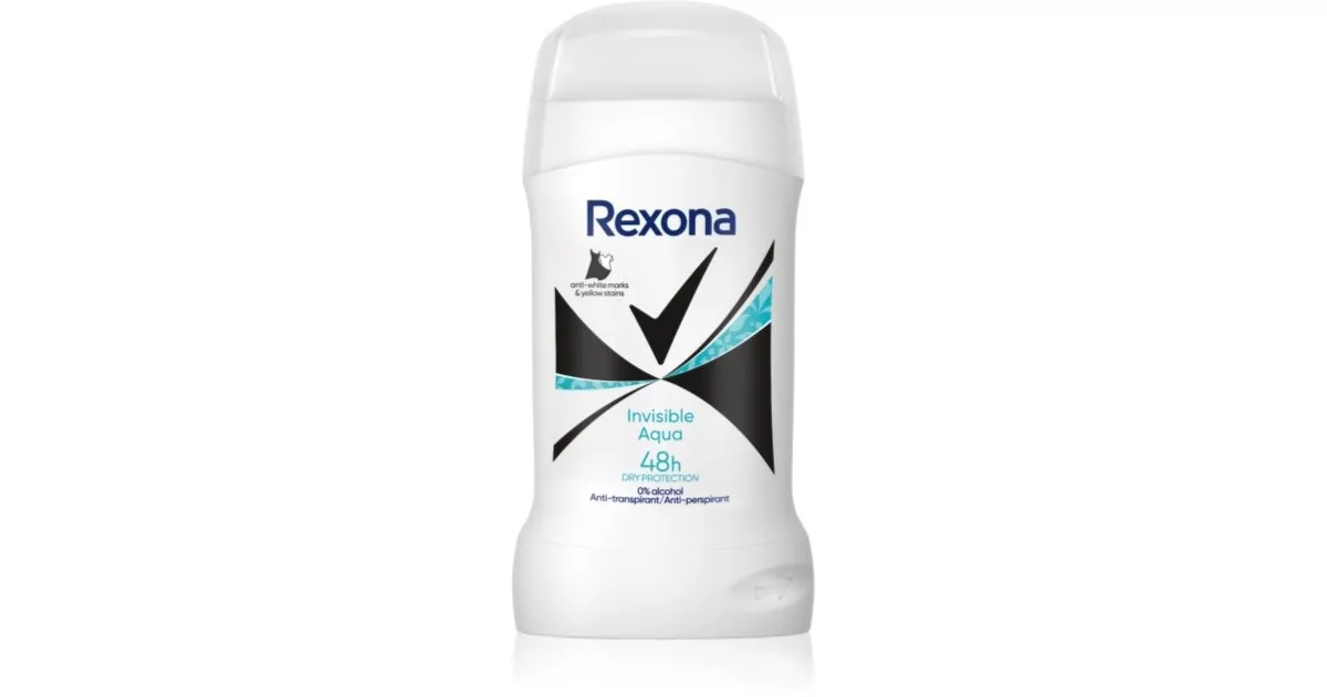 Unilever Rexona Invisible Aqua Women's Stick Deodorant