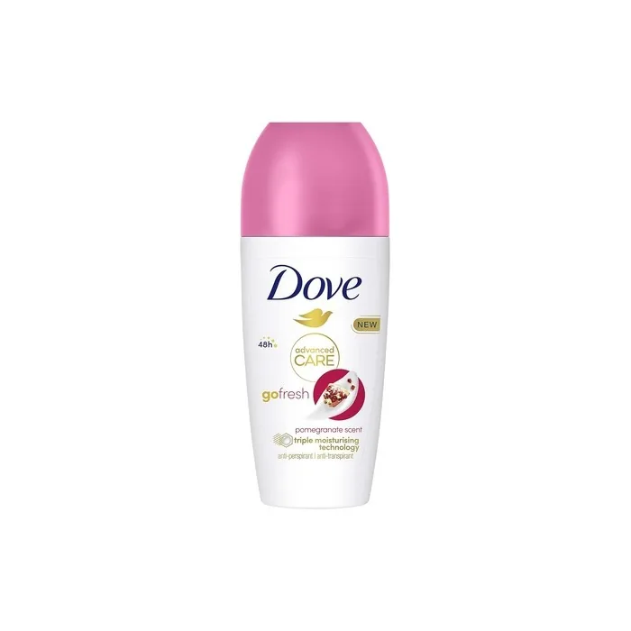 Dove Advanced Care Go Fresh Pomegranate Scent Anti-perspirant Deodorant with Triple Moisturizing Technology Roll-On 50ml
