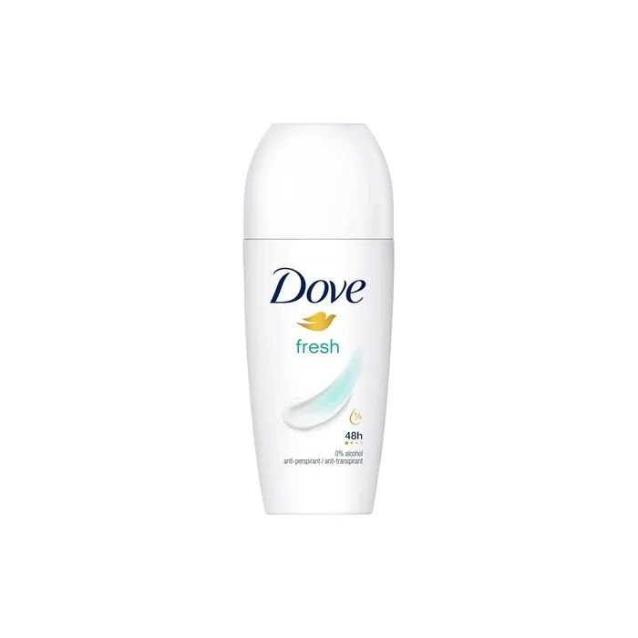 Dove Fresh Anti-Perspirant Roll On Deodorant with ¼ Moisturising Cream 50ml