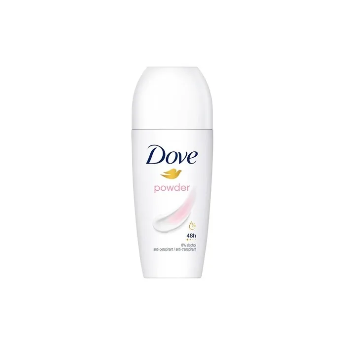 Dove Powder Anti-Perspirant Roll On Deodorant with ¼ Moisturising Cream 50ml