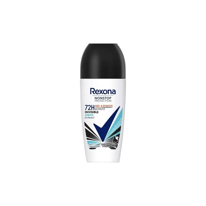 Rexona Nonstop Protection Deo Rollon Invisible Aqua Anti Perspirant 50ml