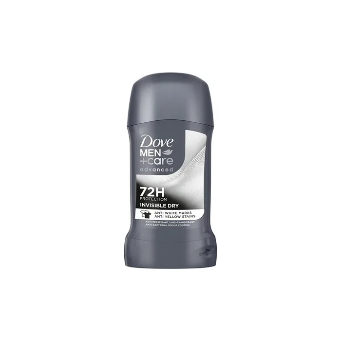 Dove Solid Antiperspirant Men Care Advanced Invisible Dry - 50 Ml