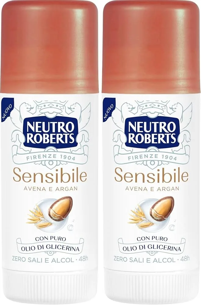 Roberts Deodorant Stick 40 Ml Sensitive Oat And Argan