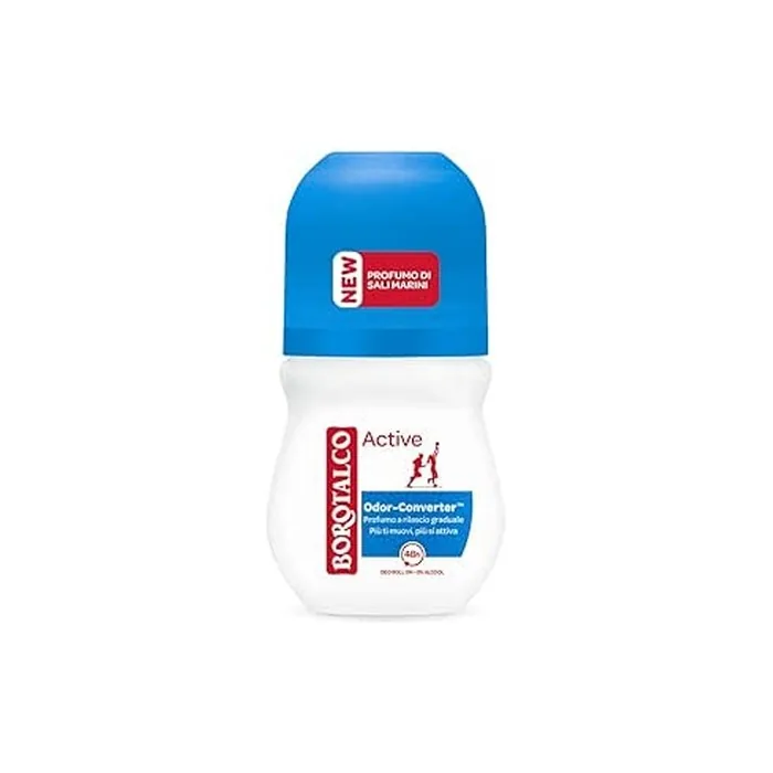 Borotalco Deo Roll On 50ml Active Blue - Effective Body Deodorant