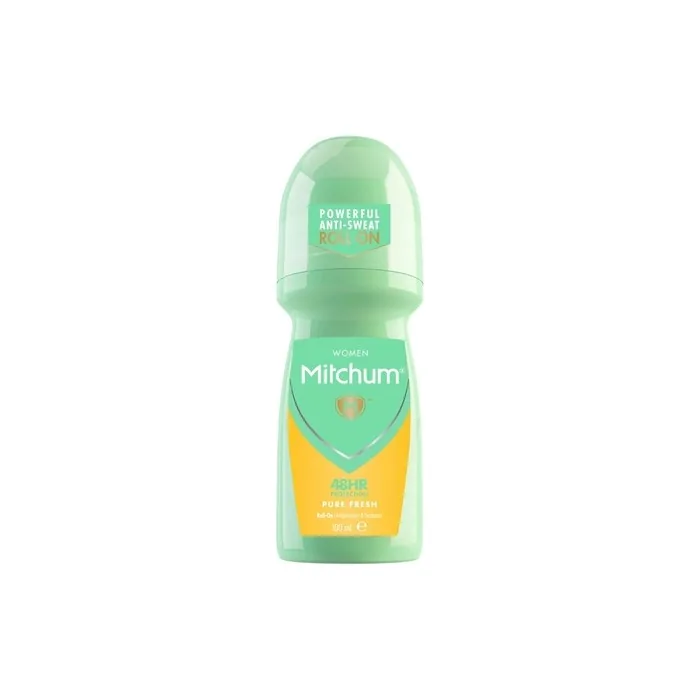 Mitchum Women 48HR Protection Roll-On Deodorant and Antiperspirant 100ml Pure Fresh Dermatologist Tested