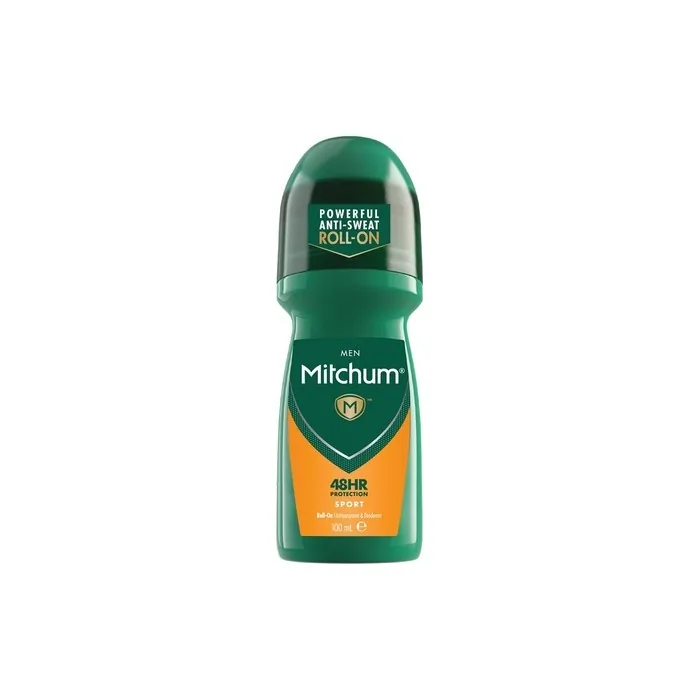 Mitchum Men 48HR Protection Roll-On Deodorant and Antiperspirant Sport 100ml