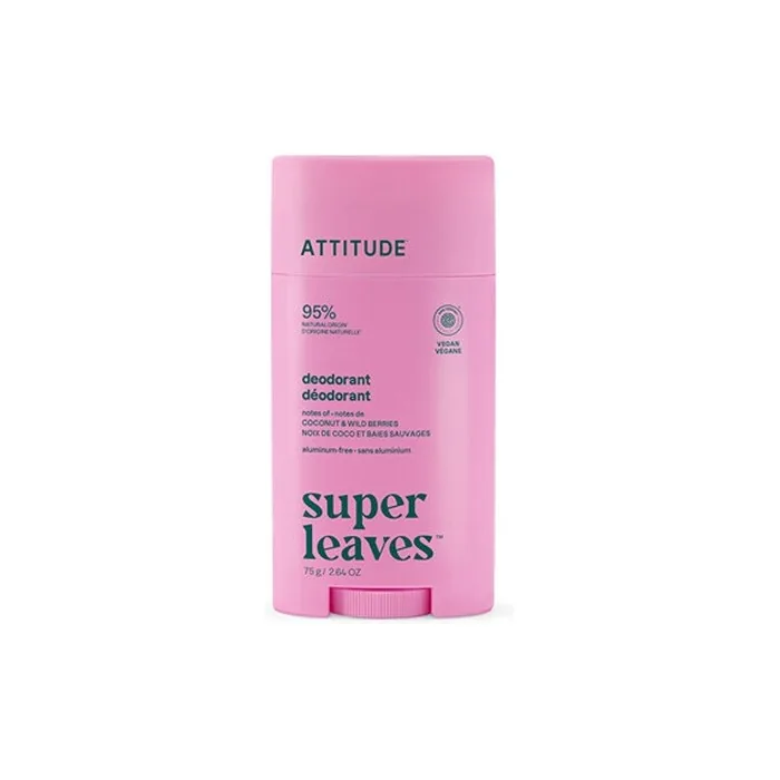 Attitude Super Leaves Deodorant Coconut & Forest Fruits Natural Deodorant