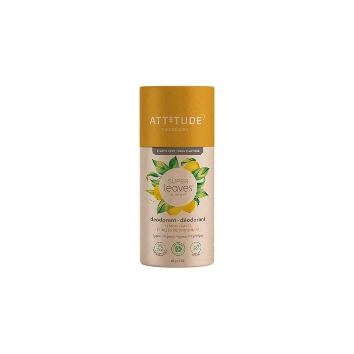 ATTITUDE Super Leaves Natural Deodorant with Lemon Leaves 85g