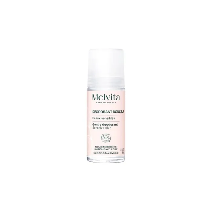 Melvita Roll-On Deodorant for Sensitive Skin - The Essentials Gentle
