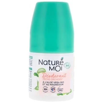 Nature Moi Peach Orchid Organic Deodorant 50ml - 24-Hour Protection